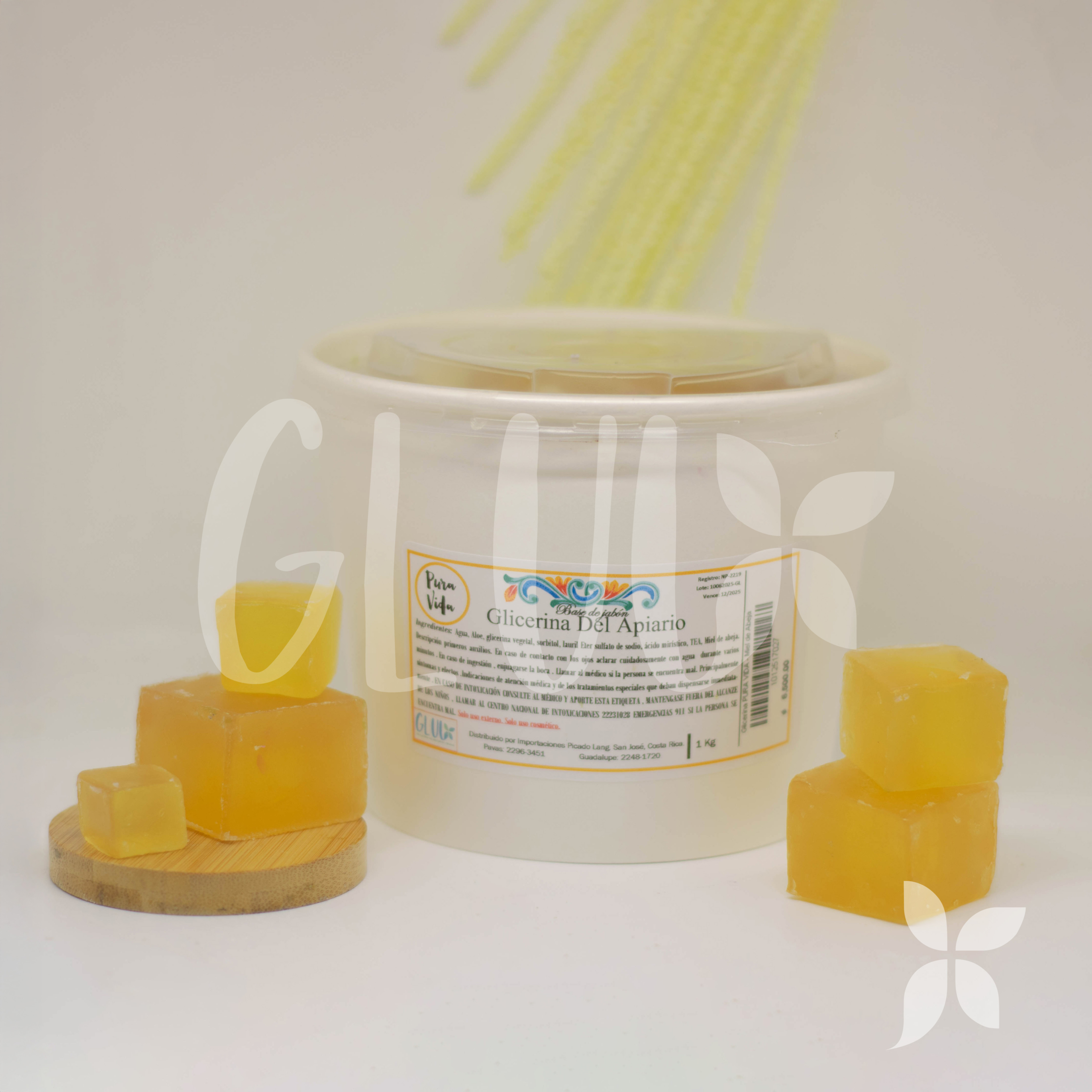 Glicerina Pura Vida -Miel de Abeja Del Apiario