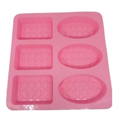 Molde Ovalo y cuadrado con diseño 4 cav GL-702