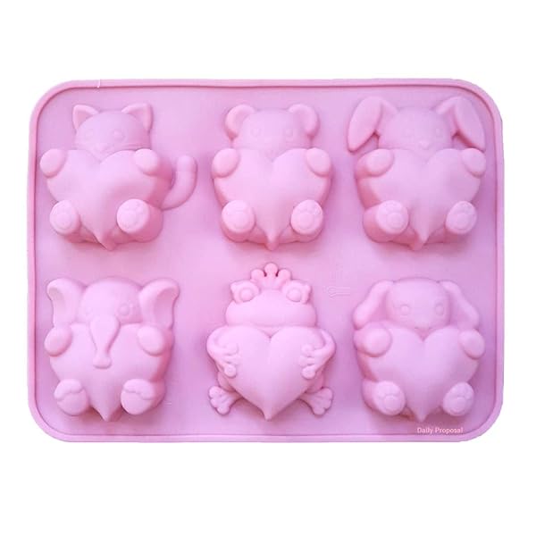 Molde Abrazo a Corazón 6 cavidades GL-2358