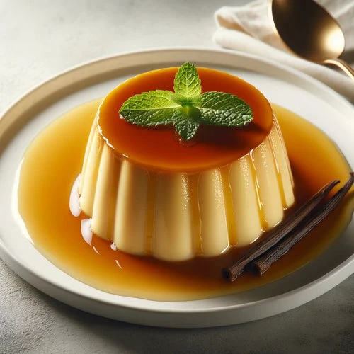 Flan de Vainilla y Cardamomo