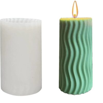 Molde para Velas Cilíndrico con Tiras ZIC ZAC