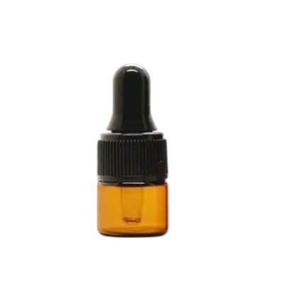 Mini Goteros de Vidrio 1ml AMBAR