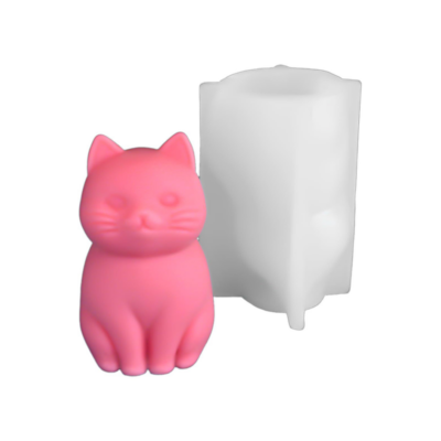 Molde para Velas Gato