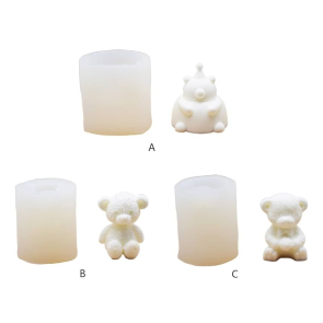 Molde para Velas Ositos