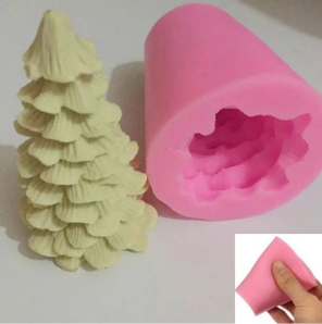 Molde para Velas Árbol de Navidad 2