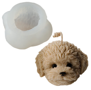 Molde para Velas Carita de Perro 2