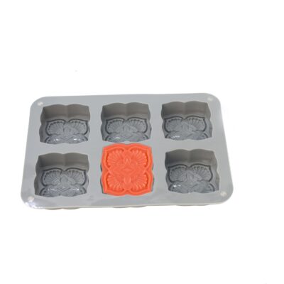 Molde Silicon 6 flores rec