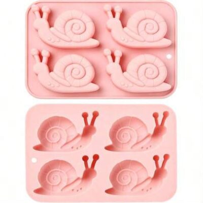Molde Silicon Caracoles 4cav