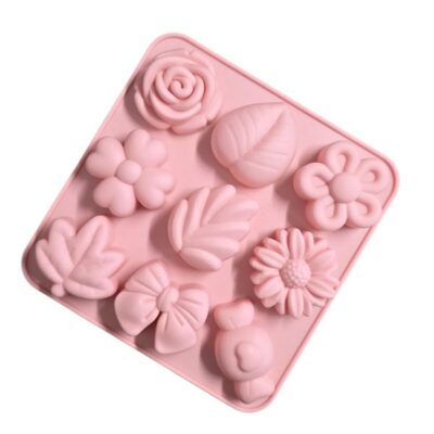 Molde 9 Flores Varias