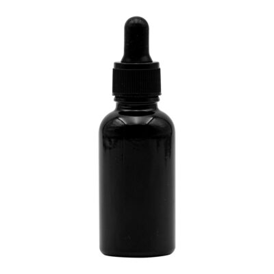 Envase con Gotero Negro 1oz